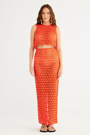 Rumer Capri Skirt | Coral