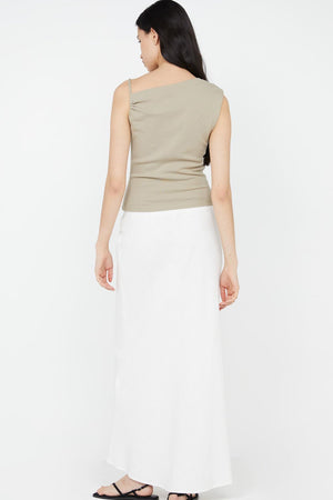 Bec + Bridge Leila Asym Tank | Taupe