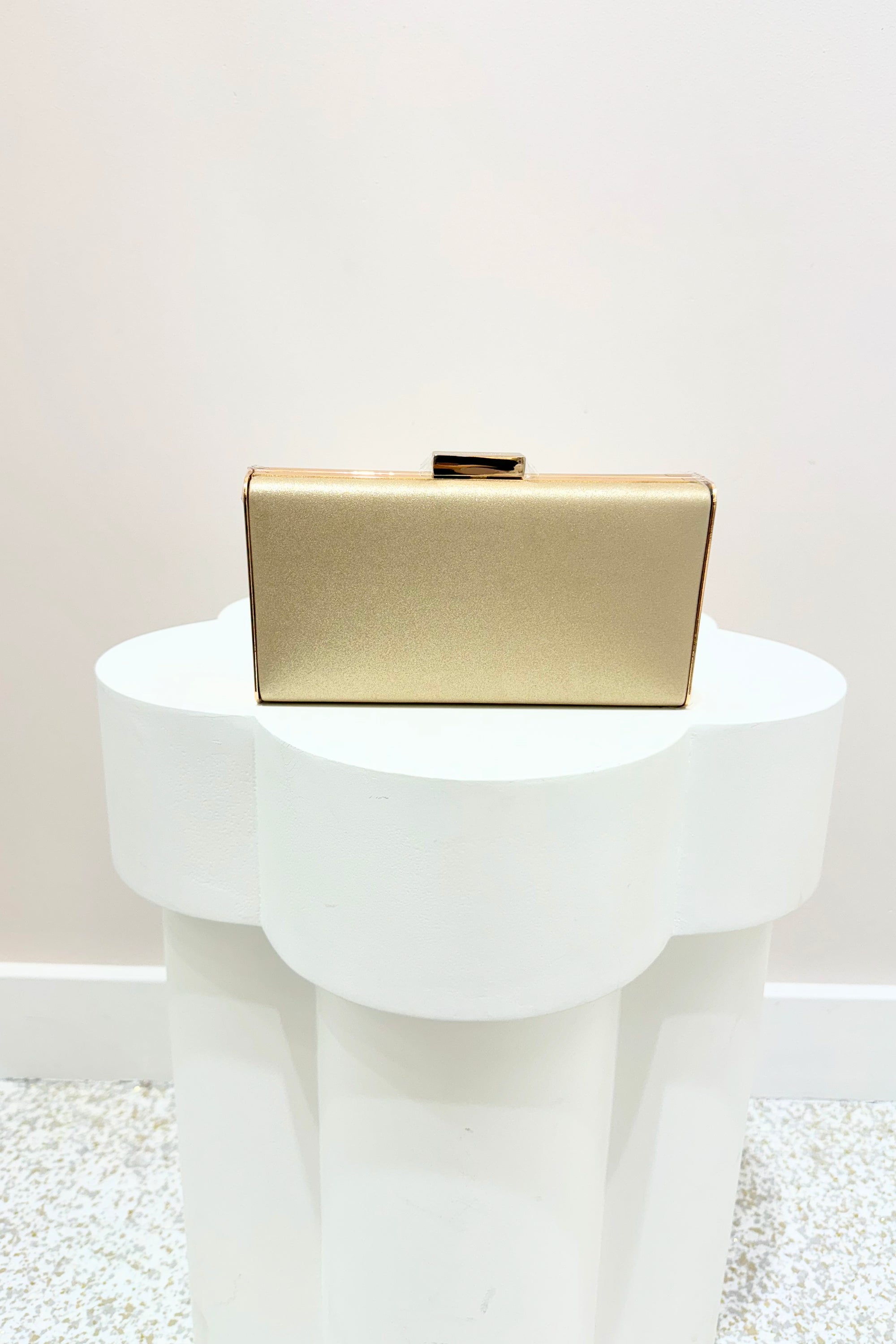 Olga Berg Precious Clutch | Champagne