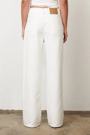 Bayse Brand Perry Denim Jeans | Geisha White