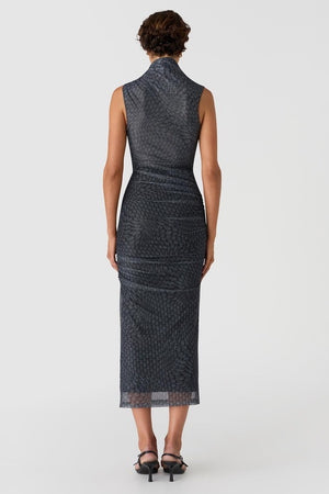 Misha Efi Midi Dress | Matrix Ink Print