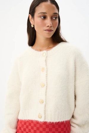 ROAME. Pearl Cardigan | Ivory