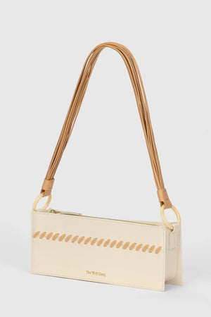 The Wolf Gang Ida Whipstitch Shoulder Bag | Ivory