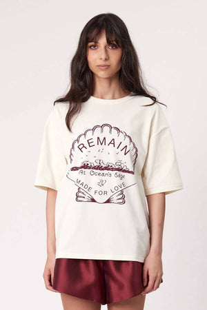 Remain Oceans Edge Tee | Bone