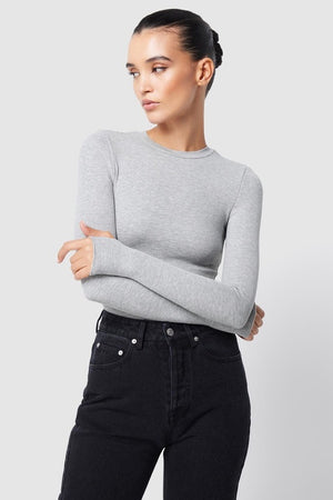 Mossman The Brooklyn Top | Grey Marle