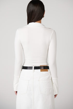 Bayse Brand Celine Bodysuit | White