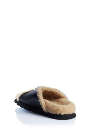 Alias Mae Kiara Slide | Black Shearling