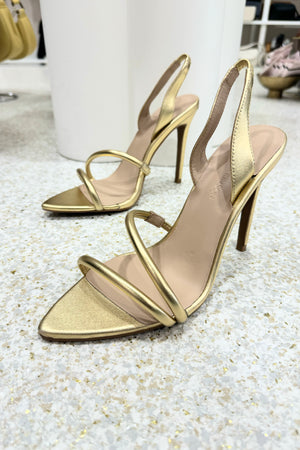 Lana Wilkinson Ruby Heel | Gold