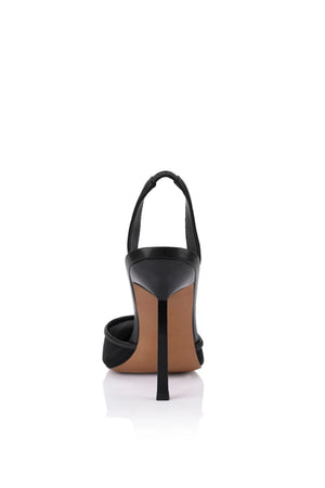 Lana Wilkinson Harley Slingback Heel | Black Mesh