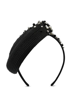 Morgan & Taylor Zora Beret Fascinator | Black