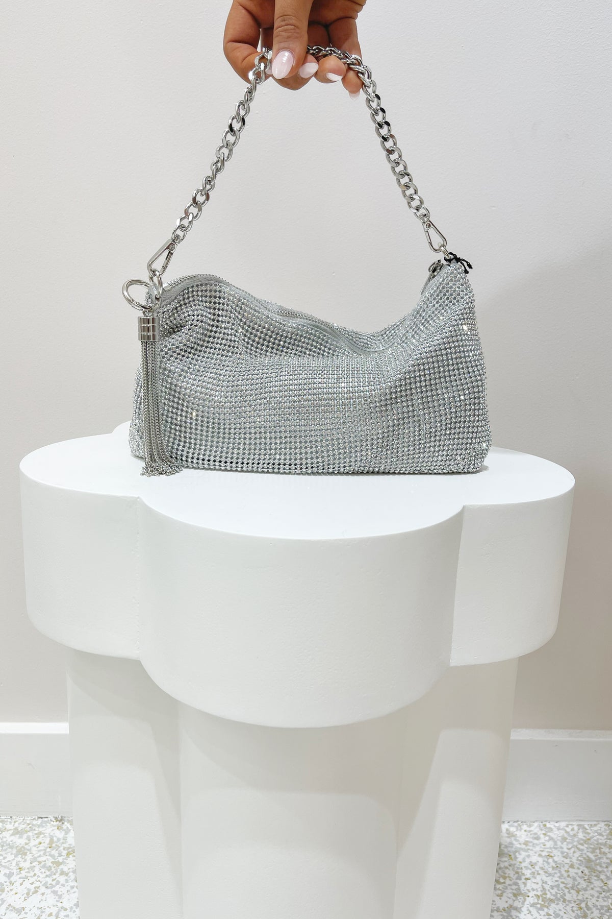 Crystal shoulder bag hot sale