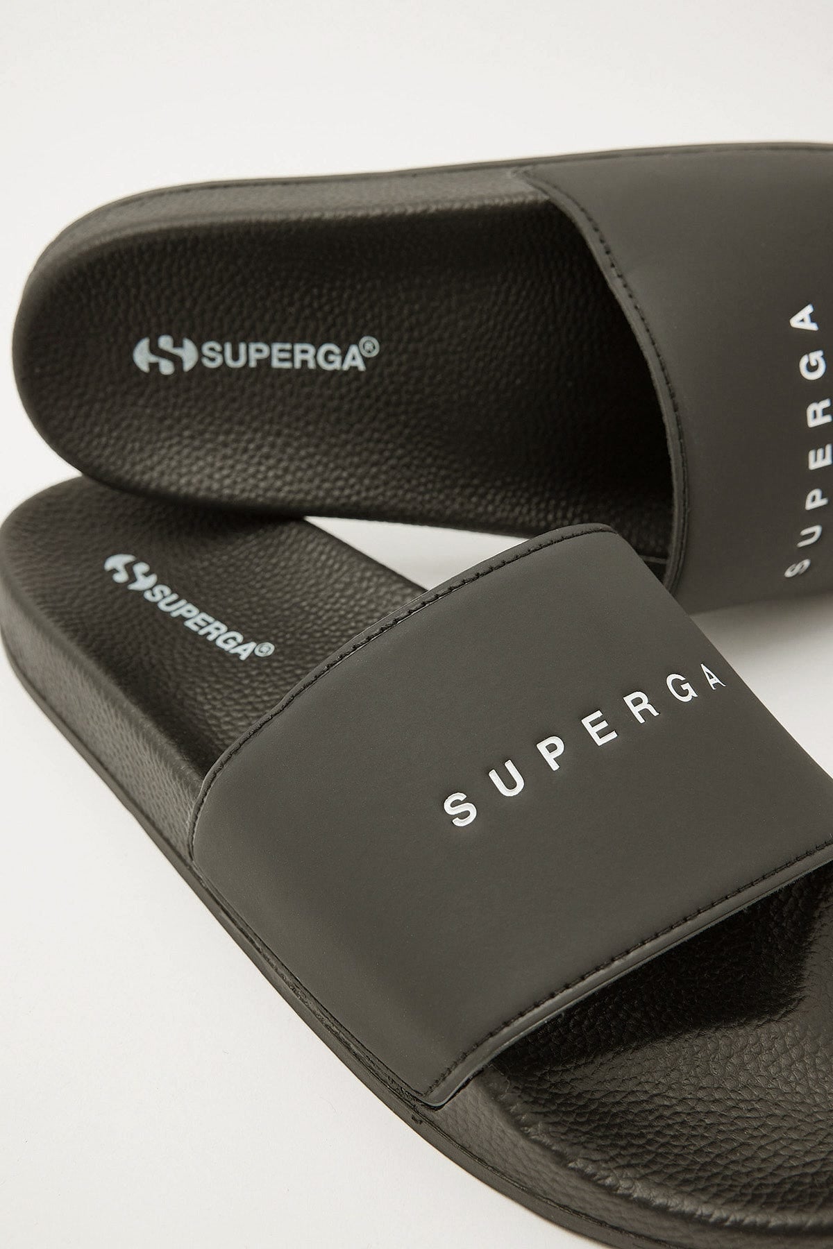 Superga 1908 Logo Slide Black