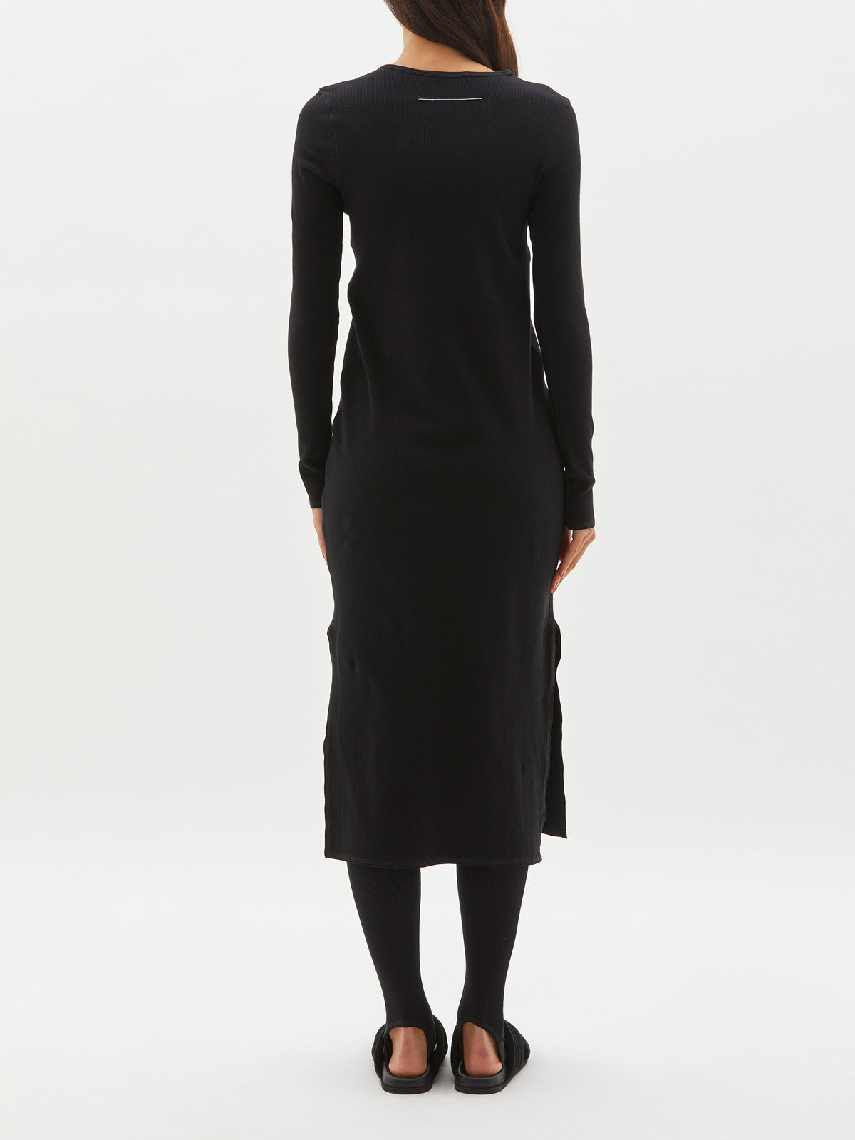 Bassike long store sleeve dress