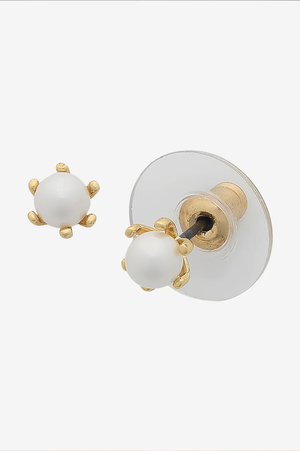 Liberte Alia Earring | Gold Pearl