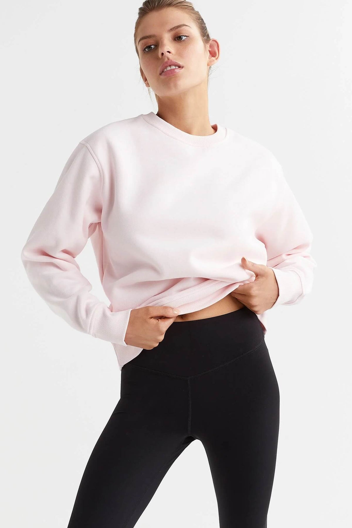 Lilybod Millie Classic Fleece Crew Soft Pink Fifi Annie