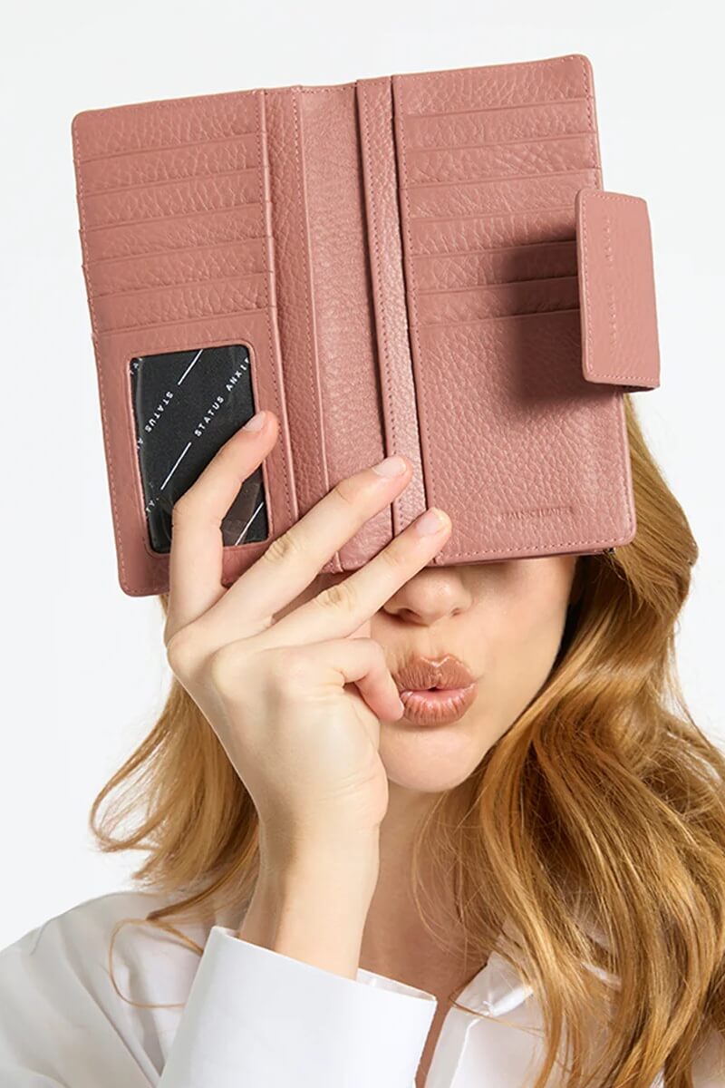 Status Anxiety Ruins Wallet | Dusty Rose