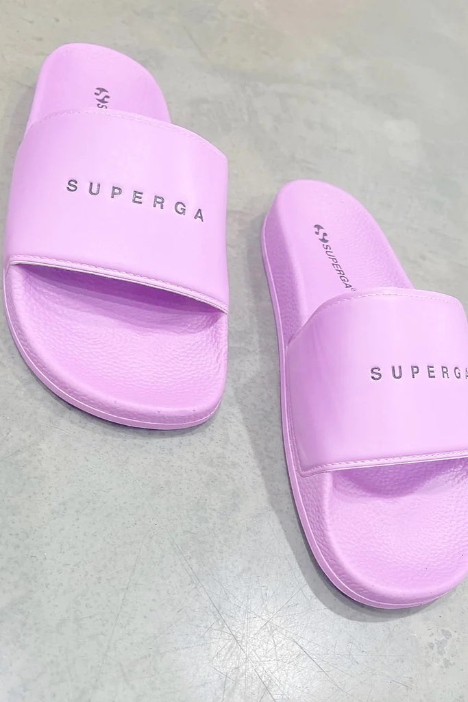 Superga clearance pink slides