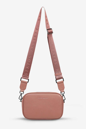 Status Anxiety Plunder With Webbed Strap Bag | Dusty Rose