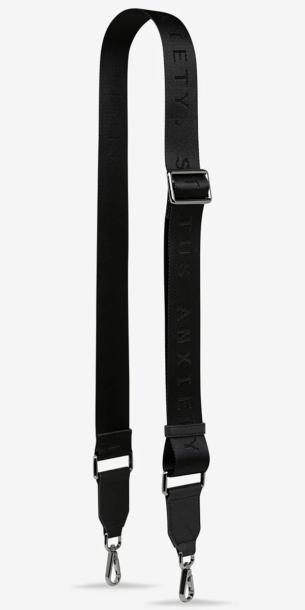 Status Anxiety Medium Bag Strap | Black