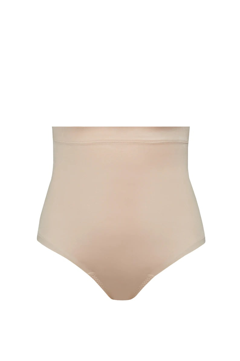 ASSETS by SPANX Women's Flawless Finish High-Waist Shaping Thong - Beige M