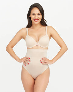 Spanx Women's Suit Your Fancy High-Waist Thong Champagne Beige Extra Large  NWT 